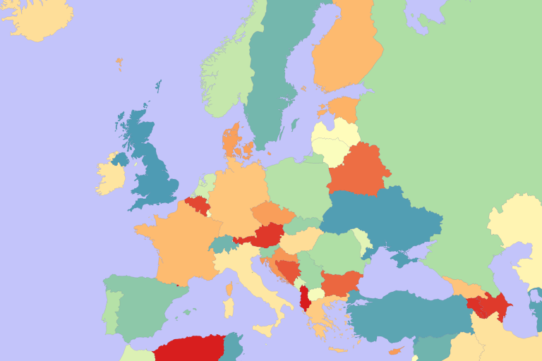 Countries in Europe