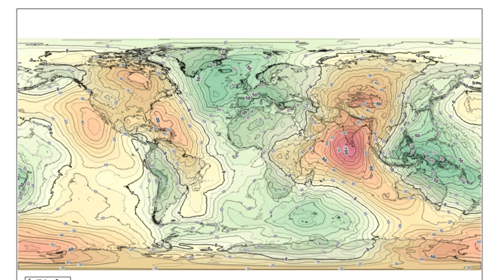 World Gravitational Model 2008