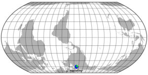 Equal Earth Map - America - South